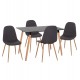 ΣΕΤ ΤΡΑΠΕΖΑΡΙΑΣ 5ΤΜΧ MINARDO HM21179 MDF TOP ΣΕ ΜΑΥΡΟ--ΣΚΟΥΡΟ ΓΚΡΙ ΥΦΑΣΜΑ ΣΕΤ ΤΡΑΠΕΖΑΡΙΑΣ 5ΤΜΧ MINARDO HM21179 MDF TOP ΣΕ ΜΑΥΡΟ--ΣΚΟΥΡΟ ΓΚΡΙ ΥΦΑΣΜΑ