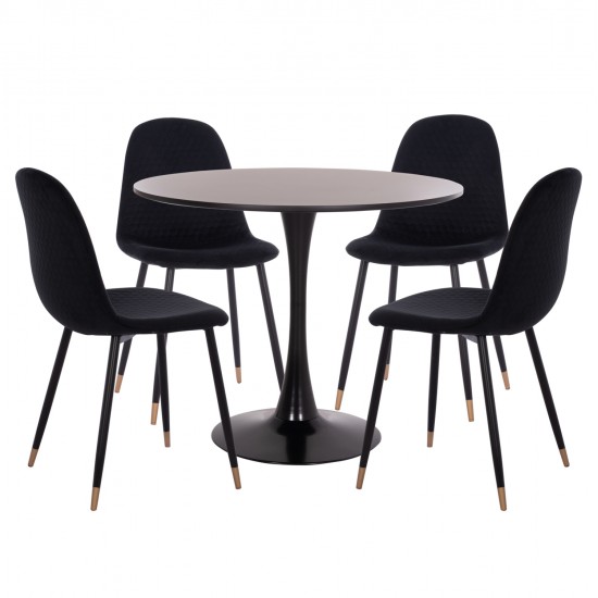 ΣΕΤ ΤΡΑΠΕΖΑΡΙΑΣ 5ΤΜΧ BROLIN HM21191 MDF TOP-ΜΕΤΑΛΛΙΚΑ ΠΟΔΙΑ-ΒΕΛΟΥΔΟ--ΜΑΥΡΟ ΣΕΤ ΤΡΑΠΕΖΑΡΙΑΣ 5ΤΜΧ BROLIN HM21191 MDF TOP-ΜΕΤΑΛΛΙΚΑ ΠΟΔΙΑ-ΒΕΛΟΥΔΟ--ΜΑΥΡΟ