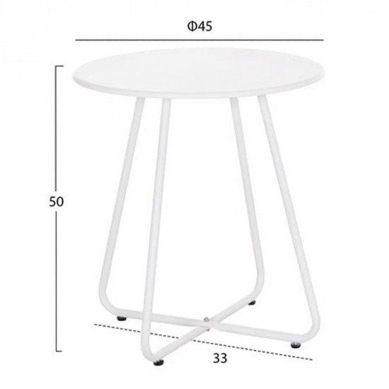 ΣΕΤ LOUNGE 3TMX ΕΞ.ΧΩΡΟΥ PONY HM21193.02 ΜΕΤΑΛΛΟ ΚΑΙ ΣΥΝΘ.RATTAN ΣΕ ΛΕΥΚΟ-ΜΑΥΡΟ