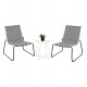 ΣΕΤ LOUNGE 3TMX ΕΞ.ΧΩΡΟΥ PONY HM21193.02 ΜΕΤΑΛΛΟ ΚΑΙ ΣΥΝΘ.RATTAN ΣΕ ΛΕΥΚΟ-ΜΑΥΡΟ