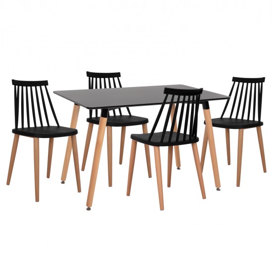 ΣΕΤ ΤΡΑΠΕΖΑΡΙΑΣ 5ΤΜΧ MINIMAL HM21178 MDF TOP ΣΕ ΜΑΥΡΟ-ΣΚΕΛΕΤΟΣ ΣΕ ΦΥΣΙΚΟ ΞΥΛΟΥ ΣΕΤ ΤΡΑΠΕΖΑΡΙΑΣ 5ΤΜΧ MINIMAL HM21178 MDF TOP ΣΕ ΜΑΥΡΟ-ΣΚΕΛΕΤΟΣ ΣΕ ΦΥΣΙΚΟ ΞΥΛΟΥ