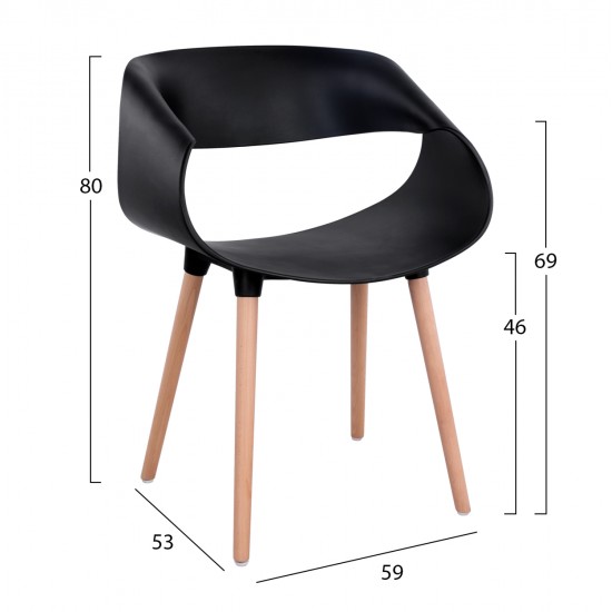 ΣΕΤ ΤΡΑΠΕΖΑΡΙΑΣ 5ΤΜΧ MAGGIE HM21187 MDF TOP & ΠΟΛΥΠΡΟΠΥΛΕΝΙΟ ΣΕ ΜΑΥΡΟ ΧΡΩΜΑ ΣΕΤ ΤΡΑΠΕΖΑΡΙΑΣ 5ΤΜΧ MAGGIE HM21187 MDF TOP & ΠΟΛΥΠΡΟΠΥΛΕΝΙΟ ΣΕ ΜΑΥΡΟ ΧΡΩΜΑ