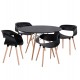 ΣΕΤ ΤΡΑΠΕΖΑΡΙΑΣ 5ΤΜΧ MAGGIE HM21187 MDF TOP & ΠΟΛΥΠΡΟΠΥΛΕΝΙΟ ΣΕ ΜΑΥΡΟ ΧΡΩΜΑ ΣΕΤ ΤΡΑΠΕΖΑΡΙΑΣ 5ΤΜΧ MAGGIE HM21187 MDF TOP & ΠΟΛΥΠΡΟΠΥΛΕΝΙΟ ΣΕ ΜΑΥΡΟ ΧΡΩΜΑ