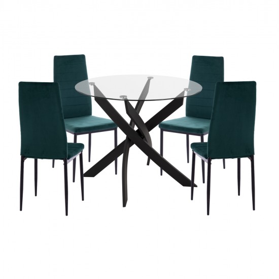 ΣΕΤ ΤΡΑΠΕΖΑΡΙΑΣ 5ΤΜΧ LADY HM21199.03 ΓΥΑΛΙ--ΜΕΤΑΛΛΟ ΣΕ ΜΑΥΡΟ & ΒΕΛΟΥΔΟ ΚΥΠΑΡΙΣΣΙ ΣΕΤ ΤΡΑΠΕΖΑΡΙΑΣ 5ΤΜΧ LADY HM21199.03 ΓΥΑΛΙ--ΜΕΤΑΛΛΟ ΣΕ ΜΑΥΡΟ & ΒΕΛΟΥΔΟ ΚΥΠΑΡΙΣΣΙ