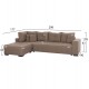 ΓΩΝΙΑΚΟΣ ΚΑΝΑΠΕΣ-ΚΡΕΒΑΤΙ ΜΕ ΑΠΟΘ.ΧΩΡΟ TRENDSTON HM3302.03L ΜΠΕΖ ΥΦΑΣΜΑ 298x177x95Υεκ ΓΩΝΙΑΚΟΣ ΚΑΝΑΠΕΣ-ΚΡΕΒΑΤΙ ΜΕ ΑΠΟΘ.ΧΩΡΟ TRENDSTON HM3302.03L ΜΠΕΖ ΥΦΑΣΜΑ 298x177x95Υεκ