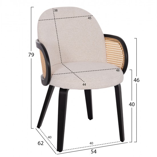 ΠΟΛΥΘΡΟΝΑ ΤΡΑΠΕΖΑΡΙΑΣ BECKER HM18246.02 PLYWOOD ΜΑΥΡΟ--ΕΚΡΟΥ ΥΦΑΣΜΑ 54x62x79Υεκ. ΠΟΛΥΘΡΟΝΑ ΤΡΑΠΕΖΑΡΙΑΣ BECKER HM18246.02 PLYWOOD ΜΑΥΡΟ--ΕΚΡΟΥ ΥΦΑΣΜΑ 54x62x79Υεκ.