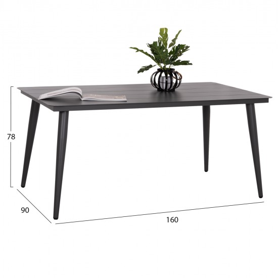 ΤΡΑΠΕΖΙ ΑΛΟΥΜΙΝΙΟΥ ΟΡΘΟΓΩΝΙΟ HIGER HM6291.01 ΓΚΡΙ 160x90x78Υεκ. ΤΡΑΠΕΖΙ ΑΛΟΥΜΙΝΙΟΥ ΟΡΘΟΓΩΝΙΟ HIGER HM6291.01 ΓΚΡΙ 160x90x78Υεκ.