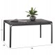 ΤΡΑΠΕΖΙ ΑΛΟΥΜΙΝΙΟΥ RACHEL HM6339.01 ΓΚΡΙ 150x80x75Υεκ. ΤΡΑΠΕΖΙ ΑΛΟΥΜΙΝΙΟΥ RACHEL HM6339.01 ΓΚΡΙ 150x80x75Υεκ.