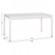 ΤΡΑΠΕΖΙ ΑΛΟΥΜΙΝΙΟΥ RACHEL HM6339.02 ΛΕΥΚΟ 150x80x75Υεκ. ΤΡΑΠΕΖΙ ΑΛΟΥΜΙΝΙΟΥ RACHEL HM6339.02 ΛΕΥΚΟ 150x80x75Υεκ.