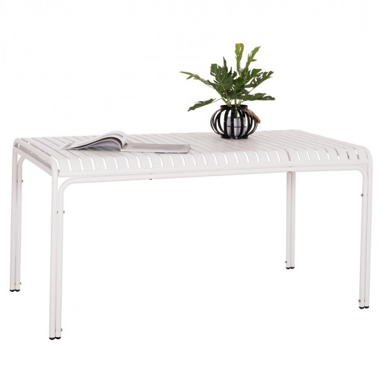 ΤΡΑΠΕΖΙ ΑΛΟΥΜΙΝΙΟΥ RACHEL HM6339.02 ΛΕΥΚΟ 150x80x75Υεκ. ΤΡΑΠΕΖΙ ΑΛΟΥΜΙΝΙΟΥ RACHEL HM6339.02 ΛΕΥΚΟ 150x80x75Υεκ.