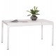 ΤΡΑΠΕΖΙ ΑΛΟΥΜΙΝΙΟΥ RACHEL HM6339.02 ΛΕΥΚΟ 150x80x75Υεκ. ΤΡΑΠΕΖΙ ΑΛΟΥΜΙΝΙΟΥ RACHEL HM6339.02 ΛΕΥΚΟ 150x80x75Υεκ.