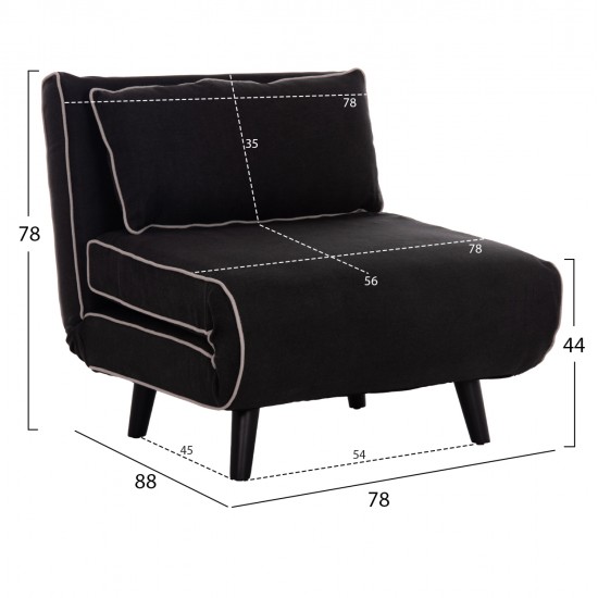 ΠΟΛΥΘΡΟΝΑ ΚΡΕΒΑΤΙ BRAXTON HM8425.03 ΜΑΥΡΟ ΥΦΑΣΜΑ 78x88x78Υεκ. ΠΟΛΥΘΡΟΝΑ ΚΡΕΒΑΤΙ BRAXTON HM8425.03 ΜΑΥΡΟ ΥΦΑΣΜΑ 78x88x78Υεκ.