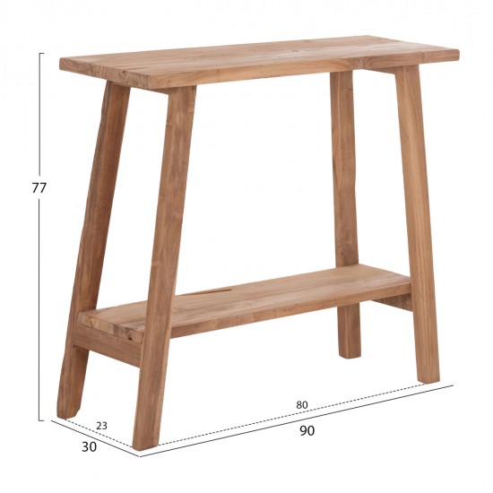 ΚΟΝΣΟΛΑ TALIBER HM18256 ΞΥΛΟ TEAK ΣΕ ΦΥΣΙΚΟ ΧΡΩΜΑ 90x30x77Υεκ. ΚΟΝΣΟΛΑ TALIBER HM18256 ΞΥΛΟ TEAK ΣΕ ΦΥΣΙΚΟ ΧΡΩΜΑ 90x30x77Υεκ.