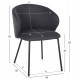 ΣΕΤ ΤΡΑΠΕΖΑΡΙΑΣ 5ΤΜΧ RAVEN HM21069.02 ΚΕΡΑΜΙΚΟ TOP ΜΑΥΡΟ ΜΑΡΜΑΡΟ & 4 ΚΑΡΕΚΛΕΣ