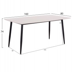 ΣΕΤ ΤΡΑΠΕΖΑΡΙΑΣ 7ΤΜΧ RAVEN HM21070.01 ΚΕΡΑΜΙΚΟ TOP--4 ΚΑΡΕΚΛΕΣ & 2 ΠΟΛΥΘΡΟΝΕΣ ΕΚΡΟΥ