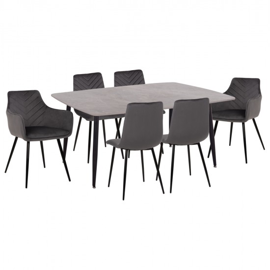 ΣΕΤ ΤΡΑΠΕΖΑΡΙΑΣ 7ΤΜΧ RAVEN HM21070.03 ΚΕΡΑΜΙΚΟ TOP--4 ΚΑΡΕΚΛΕΣ & 2 ΠΟΛΥΘΡΟΝΕΣ ΓΚΡΙ ΣΕΤ ΤΡΑΠΕΖΑΡΙΑΣ 7ΤΜΧ RAVEN HM21070.03 ΚΕΡΑΜΙΚΟ TOP--4 ΚΑΡΕΚΛΕΣ & 2 ΠΟΛΥΘΡΟΝΕΣ ΓΚΡΙ
