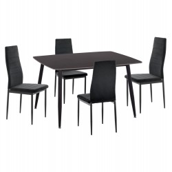 ΣΕΤ ΤΡΑΠΕΖΑΡΙΑΣ 5ΤΜΧ RAVEN HM21224.02 ΚΕΡΑΜΙΚΟ TOP ΜΑΥΡΟ ΜΑΡΜΑΡΟ--ΒΕΛΟΥΔΟ ΜΑΥΡΟ