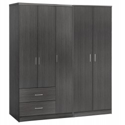 ΝΤΟΥΛΑΠΑ 5ΦΥΛΛΗ CAESAR HM21234.01 ΜΕΛΑΜΙΝΗ ΧΡΩΜΑ ZEBRANO 150x42.5x181Υεκ