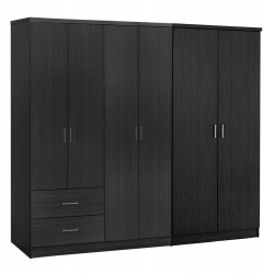 ΝΤΟΥΛΑΠΑ 6ΦΥΛΛΗ BLAKELY HM21235.01 ΜΕΛΑΜΙΝΗ ΧΡΩΜΑ ZEBRANO 201x43x181Υεκ