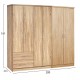 ΝΤΟΥΛΑΠΑ 6ΦΥΛΛΗ BLAKELY HM21235.02 ΜΕΛΑΜΙΝΗ ΧΡΩΜΑ SONAMA 201x43x181Υεκ
