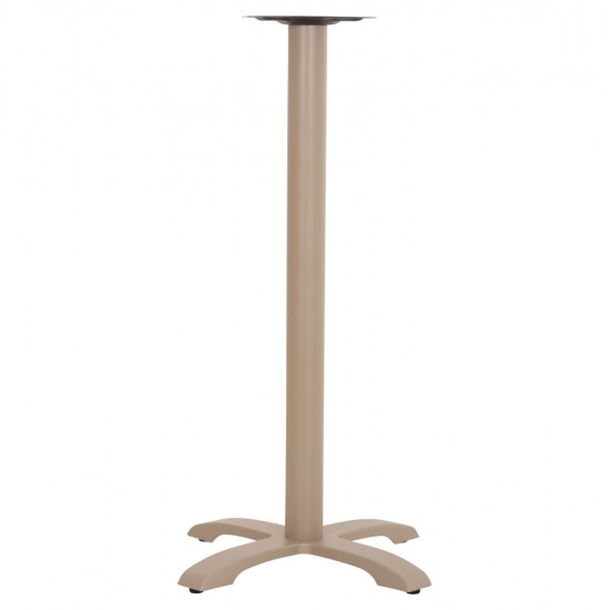 ΒΑΣΗ ΤΡΑΠΕΖΙΟΥ ΜΠΑΡ ΑΠΟ ΜΕΤΑΛΛΟ/ΜΑΝΤΕΜΙ HM417.25 ΚΑΠΟΥΤΣΙΝΟ 62x62x108Υεκ.