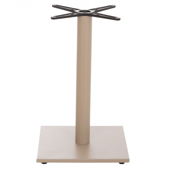 ΒΑΣΗ ΤΡΑΠΕΖΙΟΥ ΑΛΟΥΜΙΝΙΟΥ HM475.25 ΚΑΠΟΥΤΣΙΝΟ 46x46x72Υεκ. ΣΤΑΥΡΟΣ 46Χ46εκ