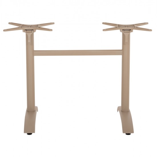 ΒΑΣΗ ΑΛΟΥΜΙΝΙΟΥ ΔΙΣΤΗΛΗ ΜΕ ΑΝΑΔΙΠΛΟΥΜΕΝΟΥΣ ΣΤΑΥΡΟΥΣ HM468.25 ΚΑΠΟΥΤΣΙΝΟ 78x59,5x73Υ