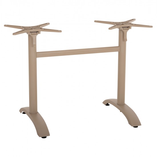 ΒΑΣΗ ΑΛΟΥΜΙΝΙΟΥ ΔΙΣΤΗΛΗ ΜΕ ΑΝΑΔΙΠΛΟΥΜΕΝΟΥΣ ΣΤΑΥΡΟΥΣ HM468.25 ΚΑΠΟΥΤΣΙΝΟ 78x59,5x73Υ