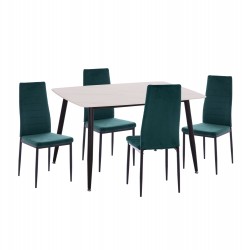 ΣΕΤ ΤΡΑΠΕΖΑΡΙΑΣ 5ΤΜΧ RAVEN HM21265.01 ΚΕΡΑΜΙΚΟ TOP ΛΕΥΚΟ ΜΑΡΜΑΡΟ--ΒΕΛΟΥΔΟ ΚΥΠΑΡΙΣΣΙ