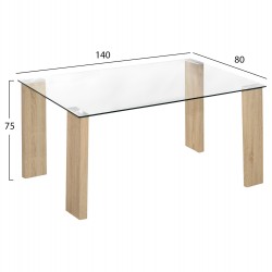 ΣΕΤ ΤΡΑΠΕΖΑΡΙΑΣ 5ΤΜΧ MORGAN HM21269.03 ΤΡΑΠΕΖΙ & 4 ΚΑΡΕΚΛΕΣ - ΓΚΡΙ ΥΦΑΣΜΑ