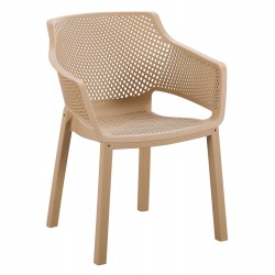 ΠΟΛΥΘΡΟΝΑ ΠΟΛΥΠΡΟΠΥΛΕΝΙΟΥ PEGGY HM6368.03 CAPPUCCINO 60x55x79Υεκ