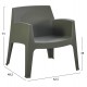 ΠΟΛΥΘΡΟΝΑ ΠΟΛΥΠΡΟΠΥΛΕΝΙΟΥ LOUNGE SLEEK HM6365.05 DARK OLIVE GREEN 62,5x48,5x73Υεκ. ΠΟΛΥΘΡΟΝΑ ΠΟΛΥΠΡΟΠΥΛΕΝΙΟΥ LOUNGE SLEEK HM6365.05 DARK OLIVE GREEN 62,5x48,5x73Υεκ.
