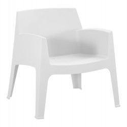ΠΟΛΥΘΡΟΝΑ ΠΟΛΥΠΡΟΠΥΛΕΝΙΟΥ LOUNGE SLEEK HM6365.01 ΛΕΥΚΟ 62,5x48,5x73Υεκ.