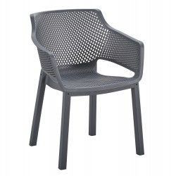 ΠΟΛΥΘΡΟΝΑ ΠΟΛΥΠΡΟΠΥΛΕΝΙΟΥ PEGGY HM6368.10 ΓΚΡΙ 60x55x79Υεκ