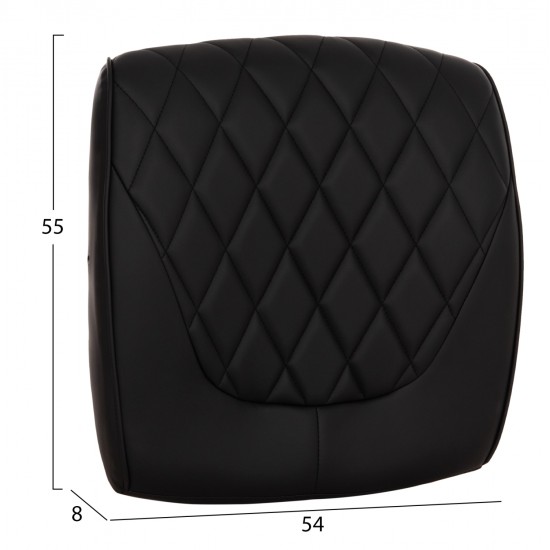 ΑΝΤΑΛΛΑΚΤΙΚO ΚΑΘΙΣΜΑ ΓΙΑ ΚΑΡΕΚΛΑ ΓΡΑΦΕΙΟΥ HM1098.01 ΜΑΥΡΟ PU 54x8x55εκ. ΑΝΤΑΛΛΑΚΤΙΚO ΚΑΘΙΣΜΑ ΓΙΑ ΚΑΡΕΚΛΑ ΓΡΑΦΕΙΟΥ HM1098.01 ΜΑΥΡΟ PU 54x8x55εκ.