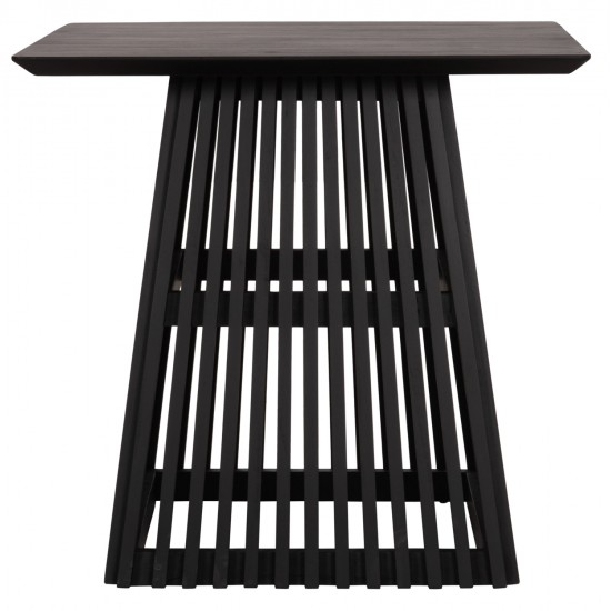 ΤΡΑΠΕΖΙ ΤΡΑΠΕΖΑΡΙΑΣ ΤΕΤΡΑΓΩΝΟ FRANTZ HM9458.02 MINDI ΞΥΛΟ ΜΑΥΡΟ 80x80x78Yεκ.