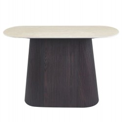 ΚΟΝΣΟΛΑ CATER HM18323 ΚΕΡΑΜΙΚΟ TOP ΟΨΗ ΤΡΑΒΕΡΤΙΝΑΣ-MDF ΒΑΣΗ 120x40x77Υεκ.