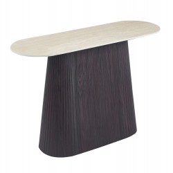 ΚΟΝΣΟΛΑ CATER HM18323 ΚΕΡΑΜΙΚΟ TOP ΟΨΗ ΤΡΑΒΕΡΤΙΝΑΣ-MDF ΒΑΣΗ 120x40x77Υεκ.