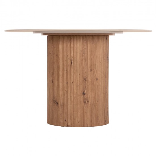 ΤΡΑΠΕΖΙ ΤΡΑΠΕZΑΡΙΑΣ TWIL HM18324 ΚΕΡΑΜΙΚΟ TOP ΟΨΗ ΤΡΑΒΕΡΤΙΝΑΣ-MDF ΒΑΣΗ Φ120x76Υεκ