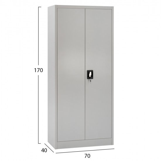 ΝΤΟΥΛΑΠΑ 2ΦΥΛΛΗ ΜΕΤΑΛΛΙΚΗ HRONDA HM5749.21 ME ΧΩΡΙΣΜΑ & ΚΛΕΙΔΑΡΙΑ 70x40x170Υεκ.