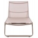 ΞΑΠΛΩΣΤΡΑ ΑΛΟΥΜΙΝΙΟΥ MARIMAR HM6562.03 ΣΚΕΛΕΤΟΣ TAUPE & TEXTILENE ΜΠΕΖ 220x67.5x31.5Υεκ