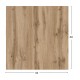 ΕΠΙΦΑΝΕΙΑ ΤΡΑΠΕΖΙΟΥ HPL ΤΕΤΡΑΓΩΝΗ HM5837.36 ΟΨΗ OAK 60x60εκ.