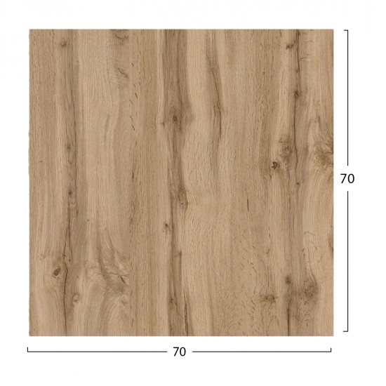 ΕΠΙΦΑΝΕΙΑ ΤΡΑΠΕΖΙΟΥ HPL ΤΕΤΡΑΓΩΝΗ HM5838.36 SONAMA OAK 70x70εκ.