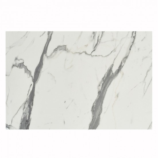 ΕΠΙΦΑΝΕΙΑ ΤΡΑΠΕΖΙΟΥ HPL ΟΡΘΟΓΩΝΙΑ HM5840.31 WHITE MARBLE 120x80εκ.