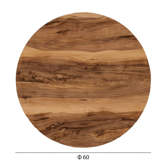 ΕΠΙΦΑΝΕΙΑ ΤΡΑΠΕΖΙΟΥ HPL ΣΤΡΟΓΓΥΛΗ HM5841.30 INDIAN SHESHAM Φ60εκ.