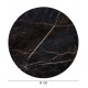 ΕΠΙΦΑΝΕΙΑ ΤΡΑΠΕΖΙΟΥ HPL ΣΤΡΟΓΓΥΛΗ HM6351.34 BLACK MARBLE Φ120εκ.