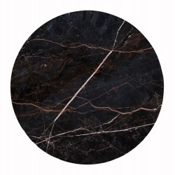 ΕΠΙΦΑΝΕΙΑ ΤΡΑΠΕΖΙΟΥ HPL ΣΤΡΟΓΓΥΛΗ HM6351.34 BLACK MARBLE Φ120εκ.