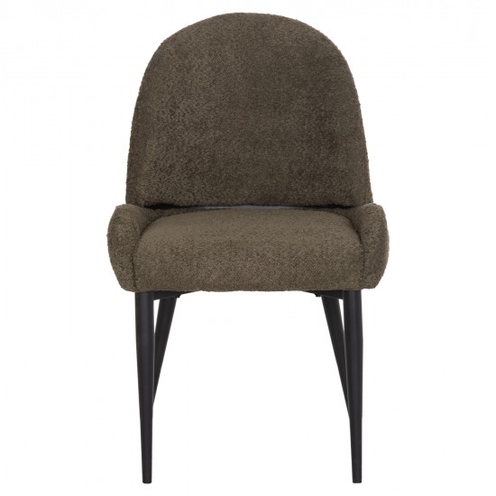 ΚΑΡΕΚΛΑ SARKY HM8585.13 ΥΦΑΣΜΑ ΜΠΟΥΚΛΕ ΠΡΑΣΙΝΟ ΜΕ ΜΕΤΑΛΛΙΚΑ ΠΟΔΙΑ 56x64x88Yεκ.