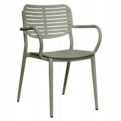ΠΟΛΥΘΡΟΝΑ ΤΡΑΠΕΖΑΡΙΑΣ HILLIARD HM6644.07 ΑΛΟΥΜΙΝΙΟ ΣΕ OLIVE GREEN 58x52x78Υεκ