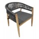 ΠΟΛΥΘΡΟΝΑ ΑΛΟΥΜΙΝΙΟΥ LISTON HM6646 ΒΑΜΒΟΟ LOOK---ΣΧΟΙΝΙ & OLEFIN ΑΝΘΡΑΚΙ 58x63x78Υ